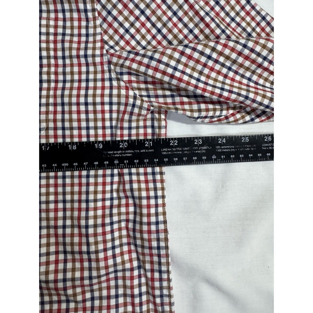 JOHNNIE-O Men's Top Shelf Plaid Button Down Shirt Large Long Sleeve Cotton - Picture 5 of 7